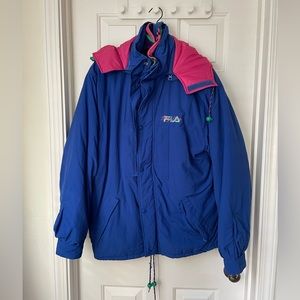 FILA Magic Line Blue Winter Jacket